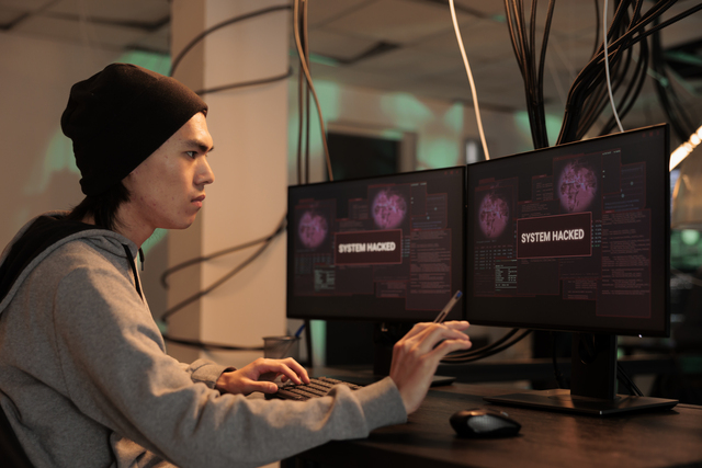 A hacker successfully breaches a company's server, putting user data at risk of exposure.